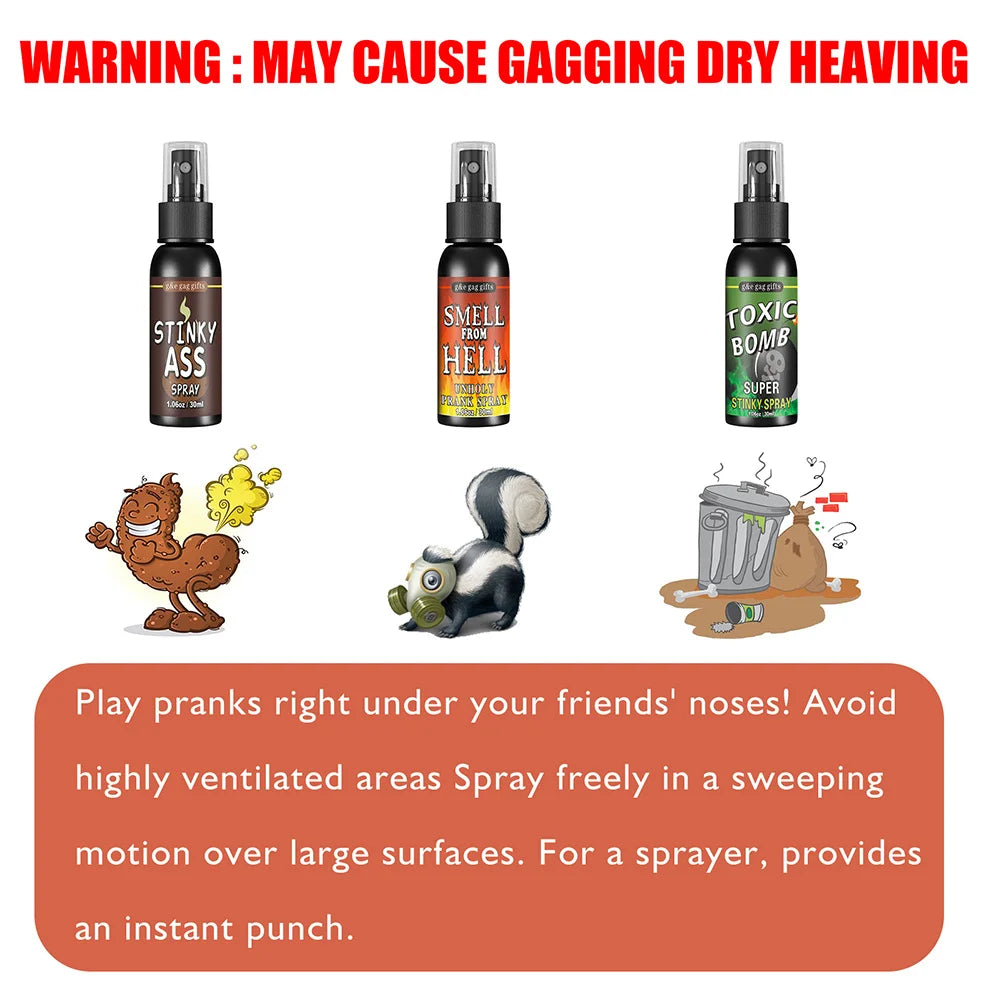 Supplies Spoof Odor Spray Adults Kids Halloween Funny Toys in USA