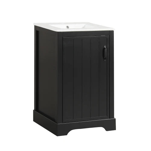 FENGSHUO Simplicity Black Bathroom Vanity With Sink Bathroom in USA.