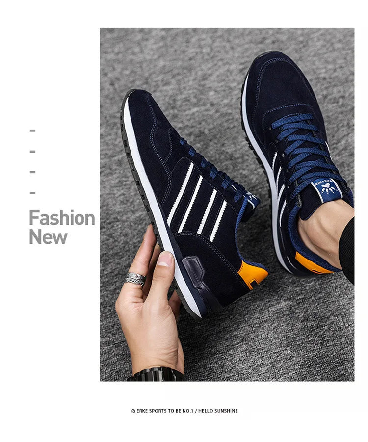 Men Chunky Sneakers Suede Men's Casual Shoes in USA