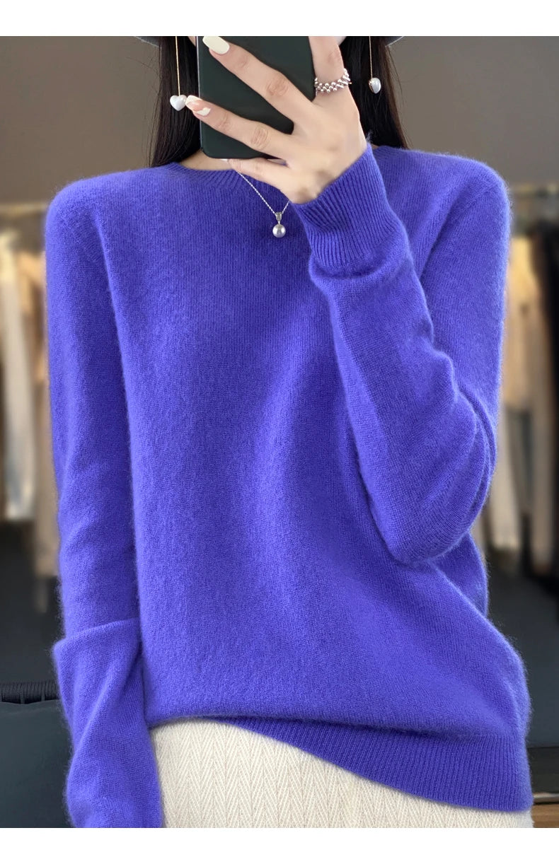 New cashmere sweater women's sweater autumn in USA