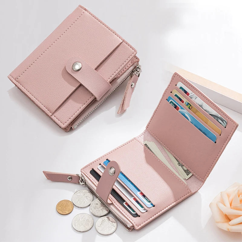 Women Wallets PU Leather Female Purse Mini Hasp in USA