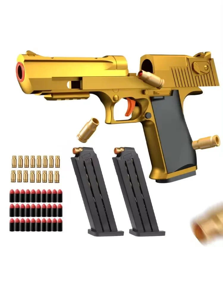 Desert Eagle Shell Ejection Soft Bullet Toy Gun in USA