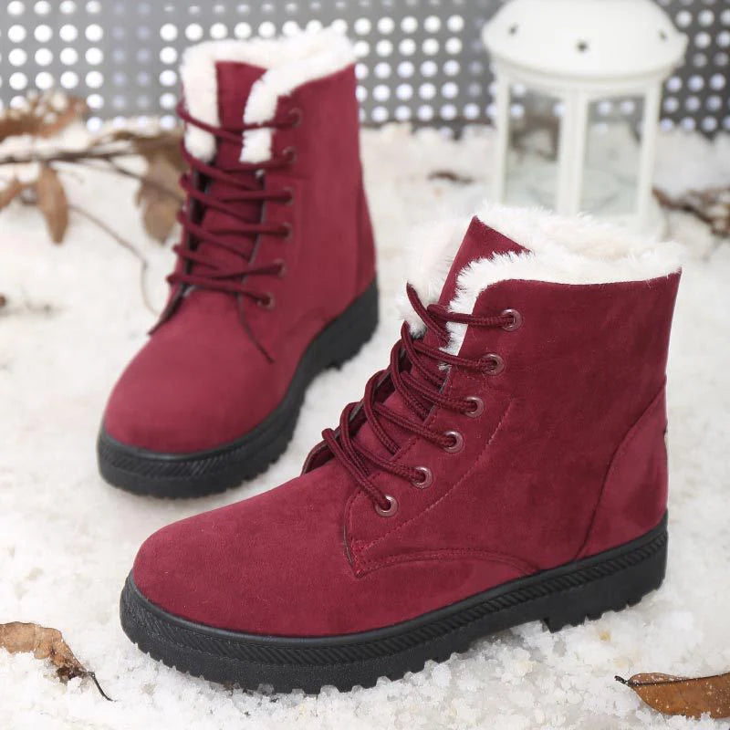 Women Boots Snow Plush Women Shoes Platform Boots in USA