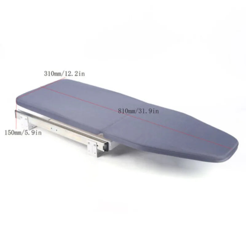 Retractable Rotating Ironing Board Gray Foldable in USA.