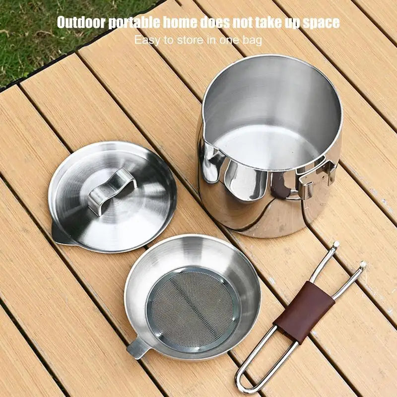 Camping Cooking Pot Outdoor Cooking Sauce Pot With Handle in USA.