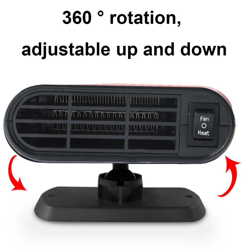 Portable Car Heater Rotating Windscreen Defroster Demister in USA.