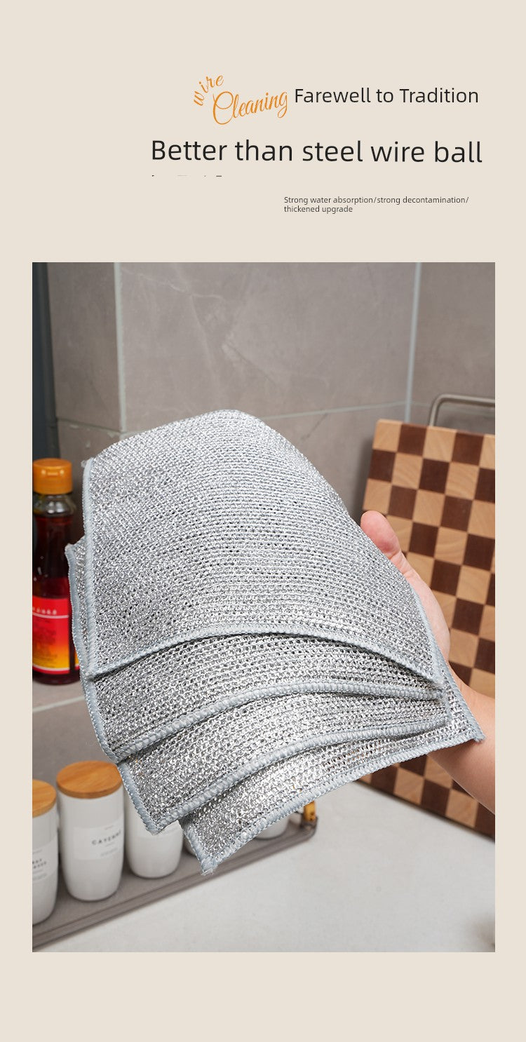 Steel Wire Dishcloth Oil-Free in USA.