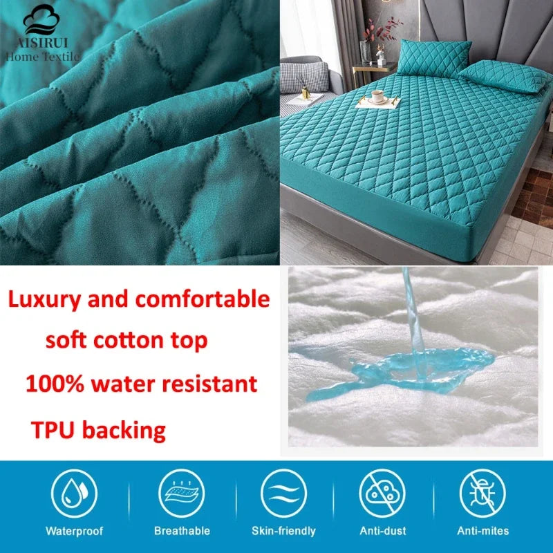 Waterproof Thicken Mattress Topper Pad Anti-bacterial Mattress in USA.