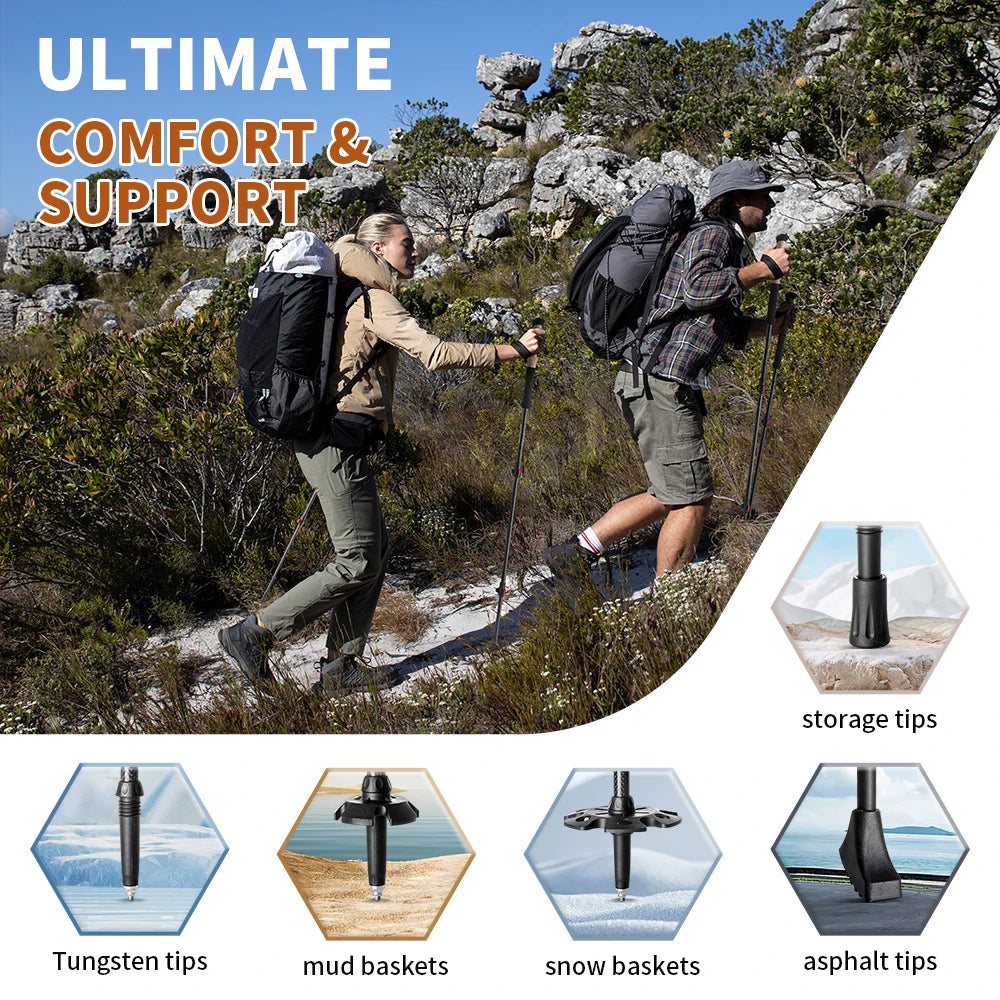 Telescopic Sticks Lightweight Walking Hiking in USA