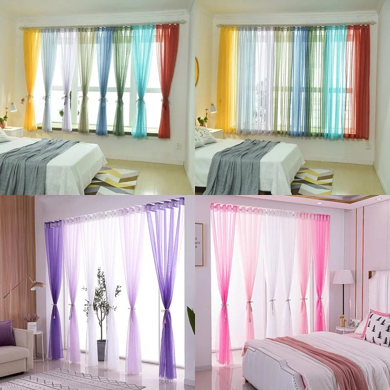 Free Customization Sheer Tulle Curtains Shading IN USA.