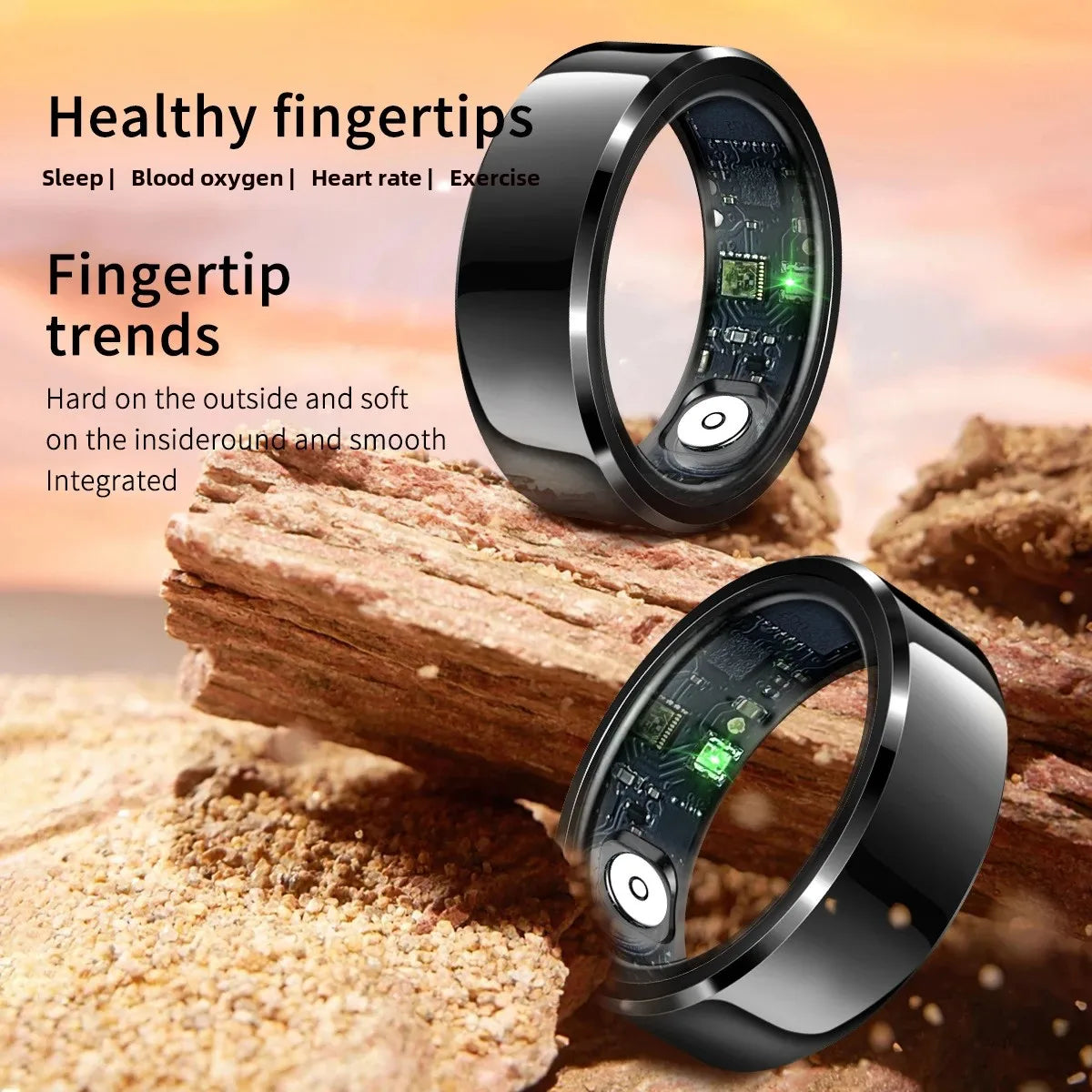 Women Smart Ring Heart Rate Blood Pressure IN USA.