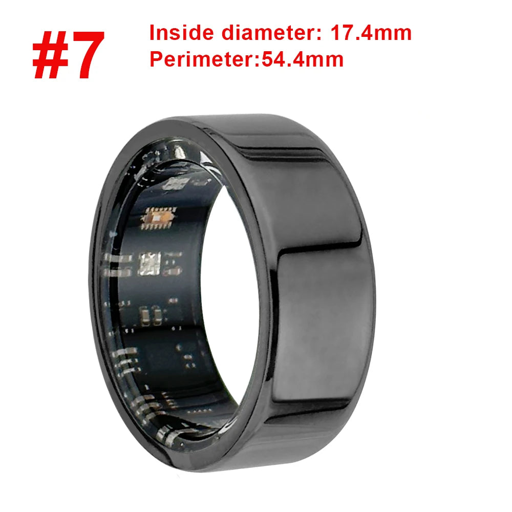 Men Fashion Smart Ring Heart Rate Blood Oxygen Sports Women in USA.