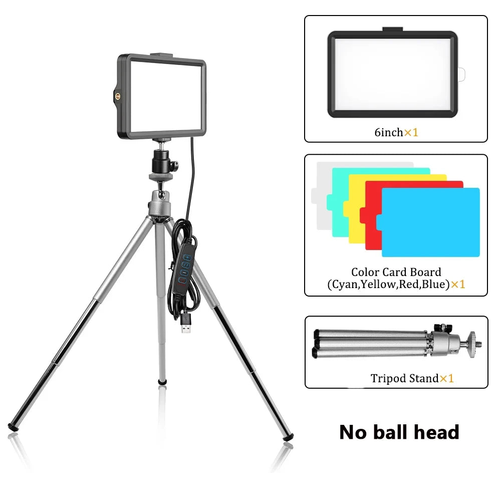 LED Photography Video Light Panel RGB Filters Lighting Photo in USA.