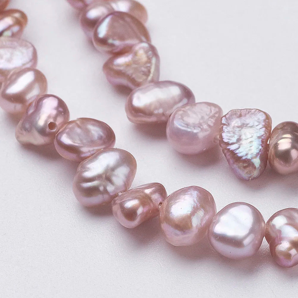 Strand Natural Cultured Freshwater Pearl Beads Strands Nuggets in USA.