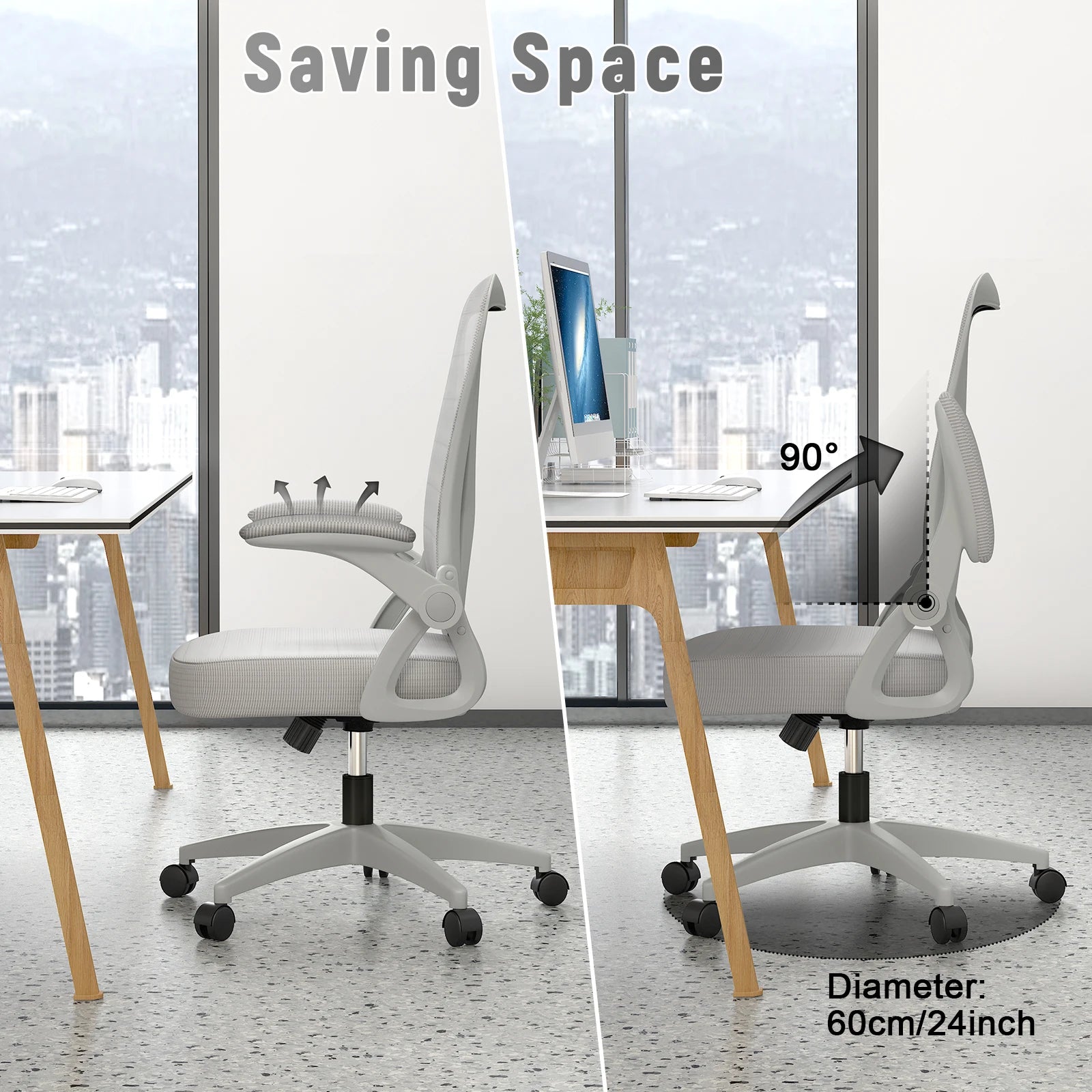 Ergonomic Office Chair with Slide Seat Mesh Seat IN USA.