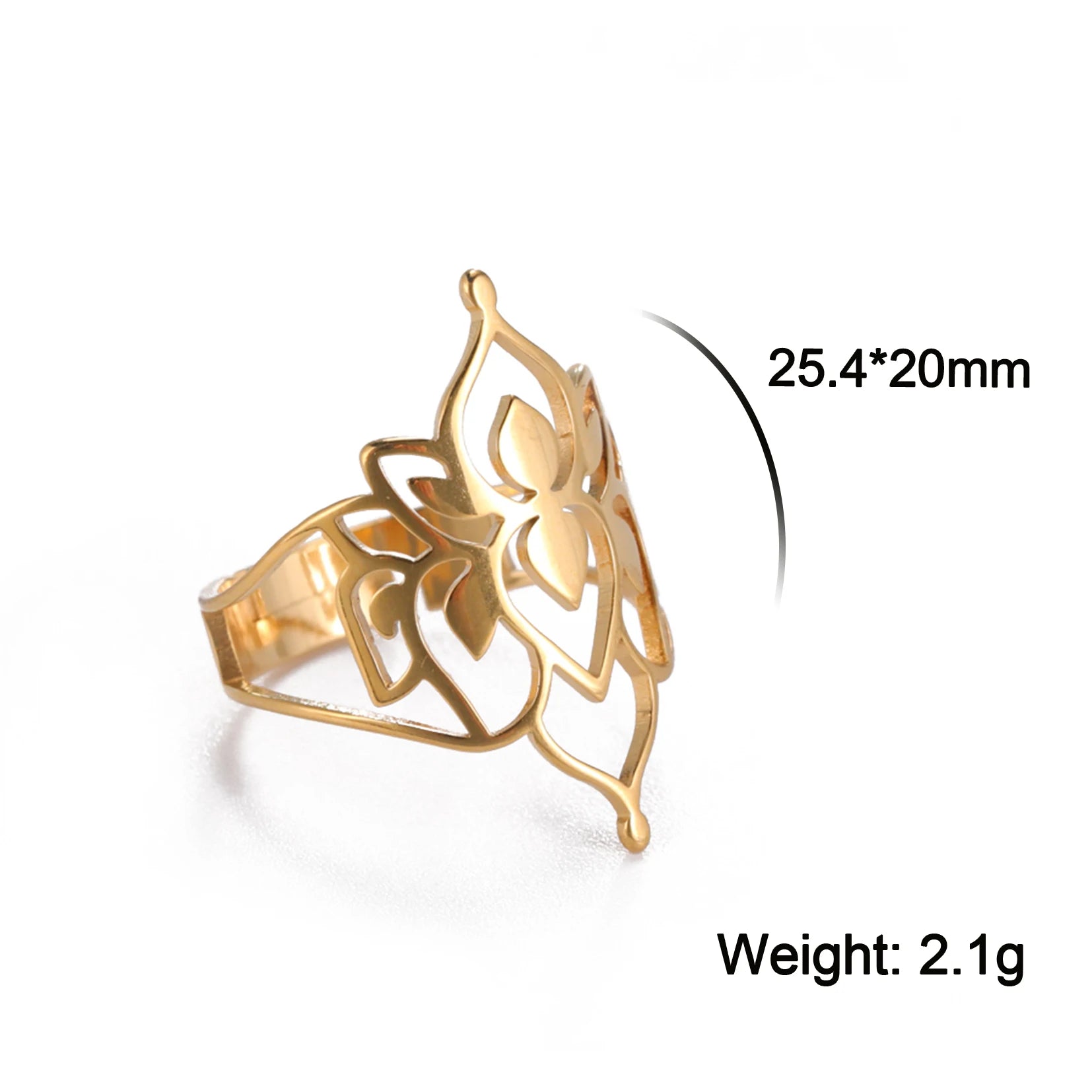 Unift Scared Geometry Flower Life Ring Adjustable Stainless Steel Ring in USA