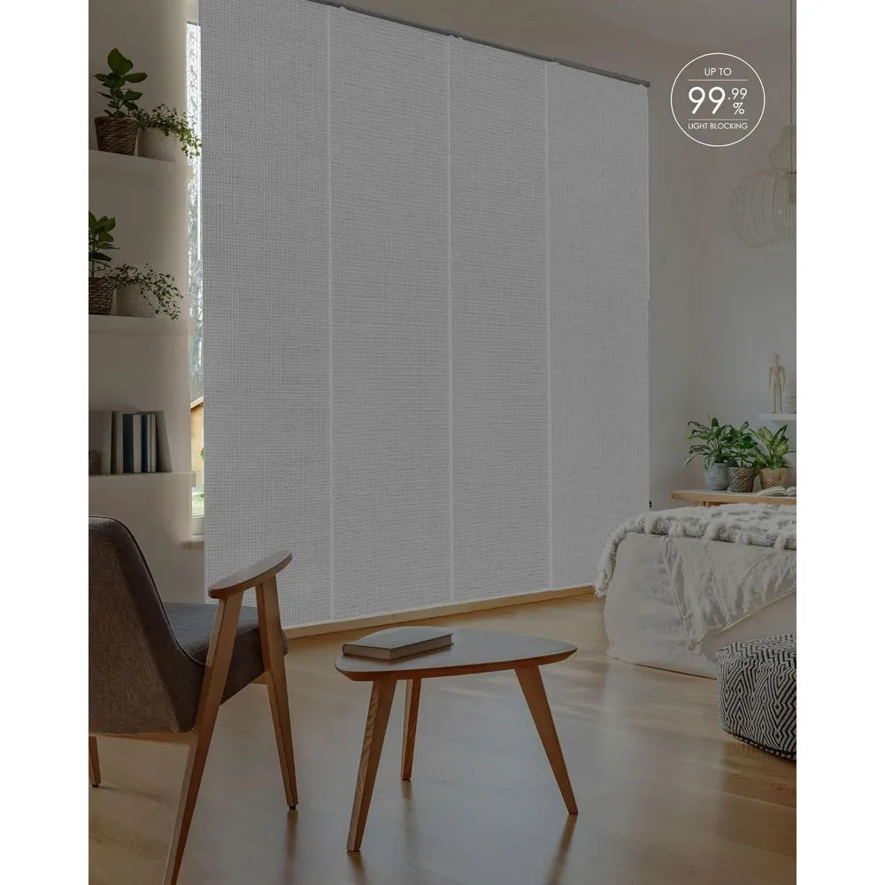 GoDear Design Blackout Adjustable Vertical Blinds Extendable