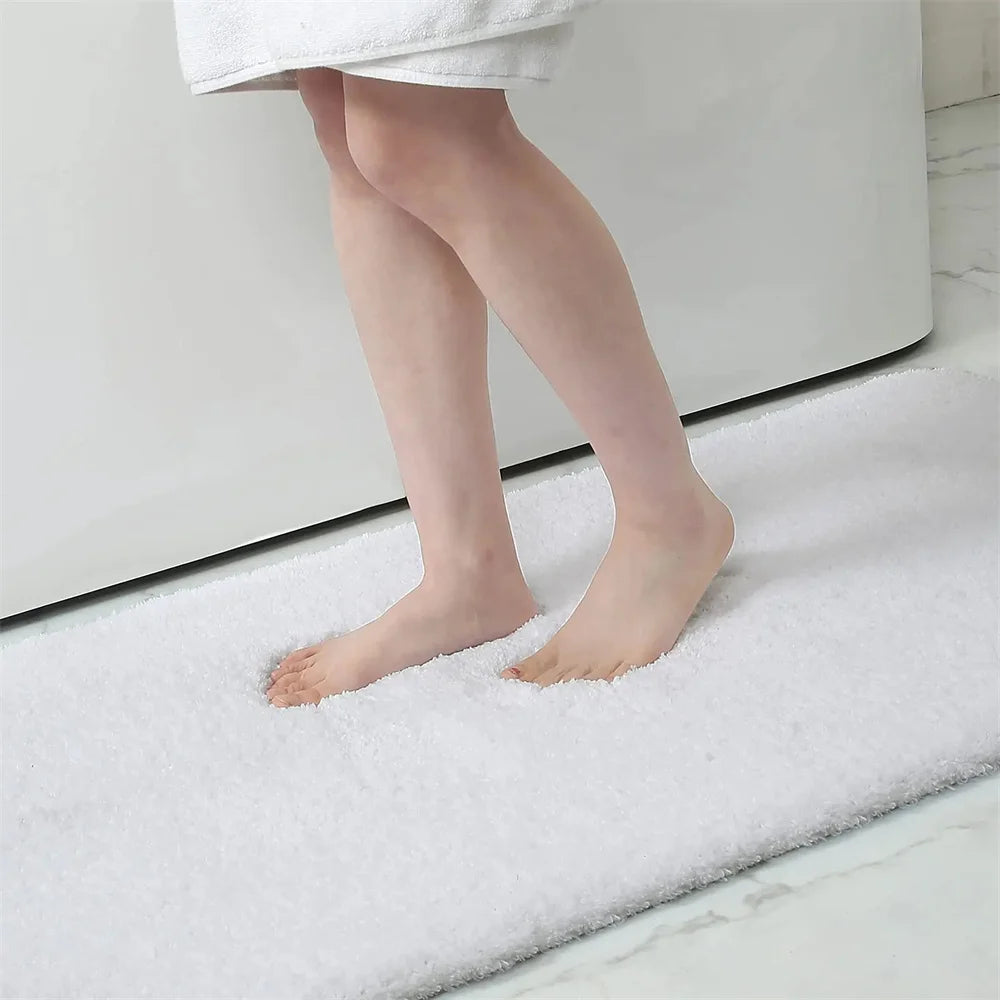 Olanly Soft Bathroom Plush Rug Absorbent Quick Dry Bath Mat