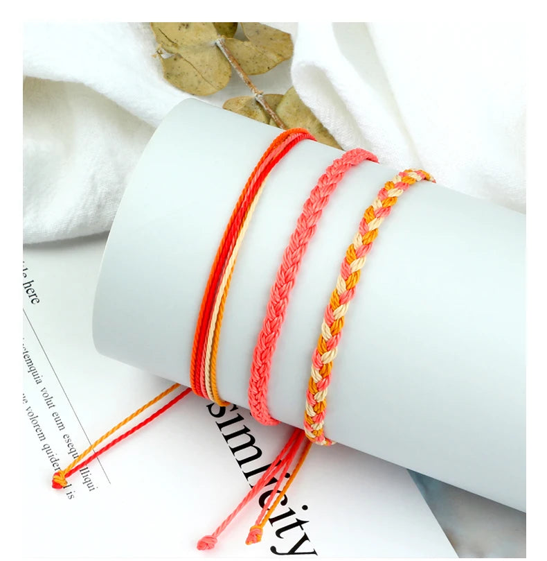 Multi Color Tibetan Buddhist Bracelet Women Men Lucky Charm in USA.