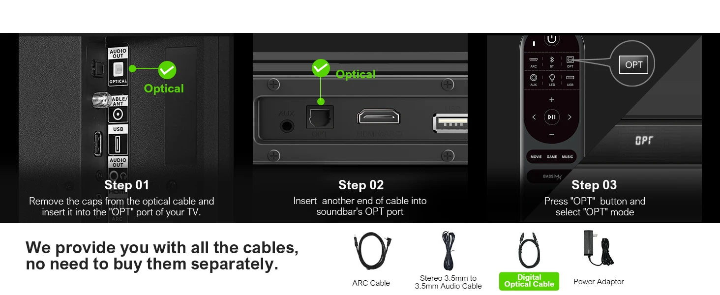 Sound Bars Smart TV Subwoofer,Deep Bass PC Soundbar in USA.