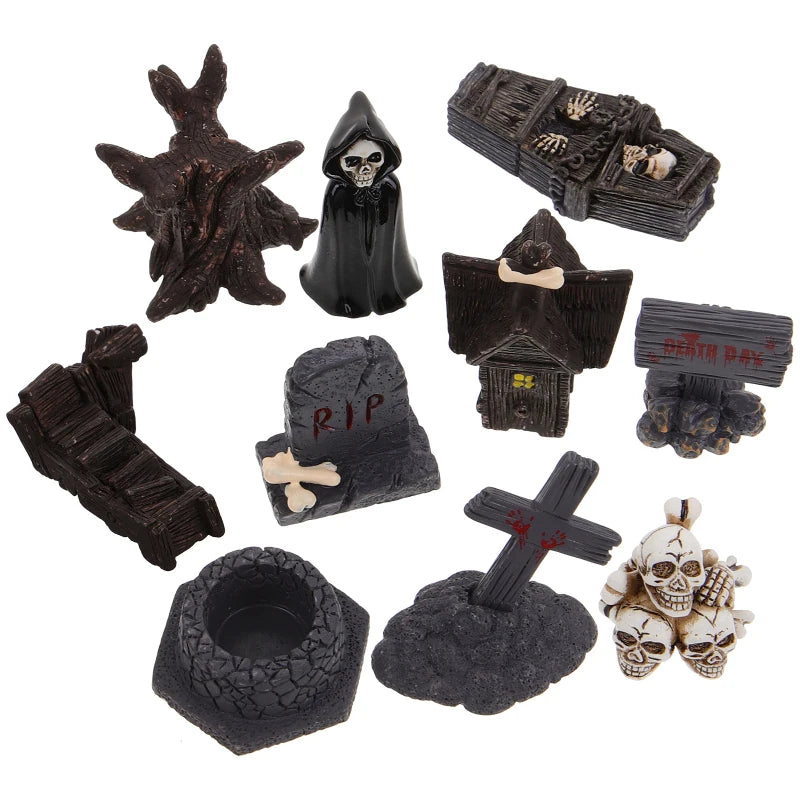 Desktop Halloween Baubles Mini Tombstones Figurine in USA