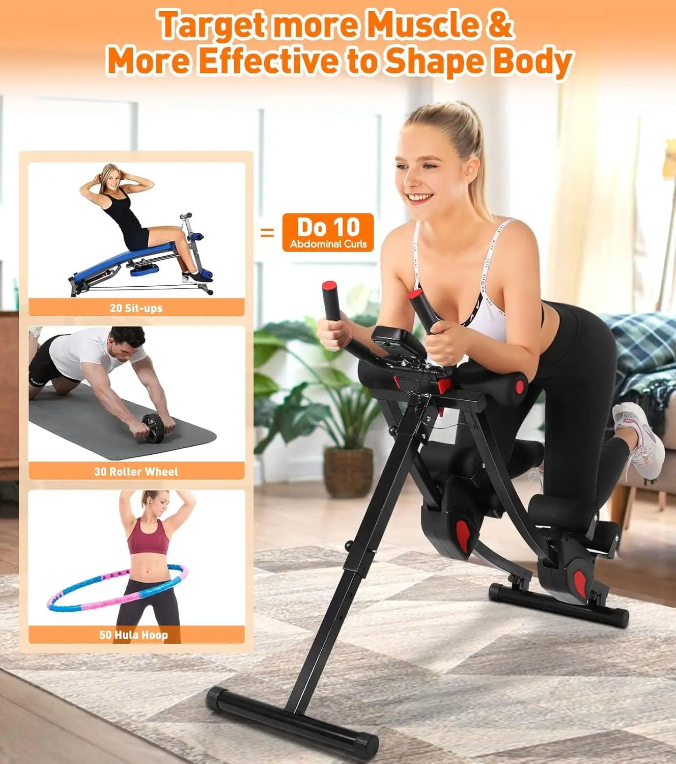 Machine Women Home Gym, Adjustable Core Abdominal Exercise in USA