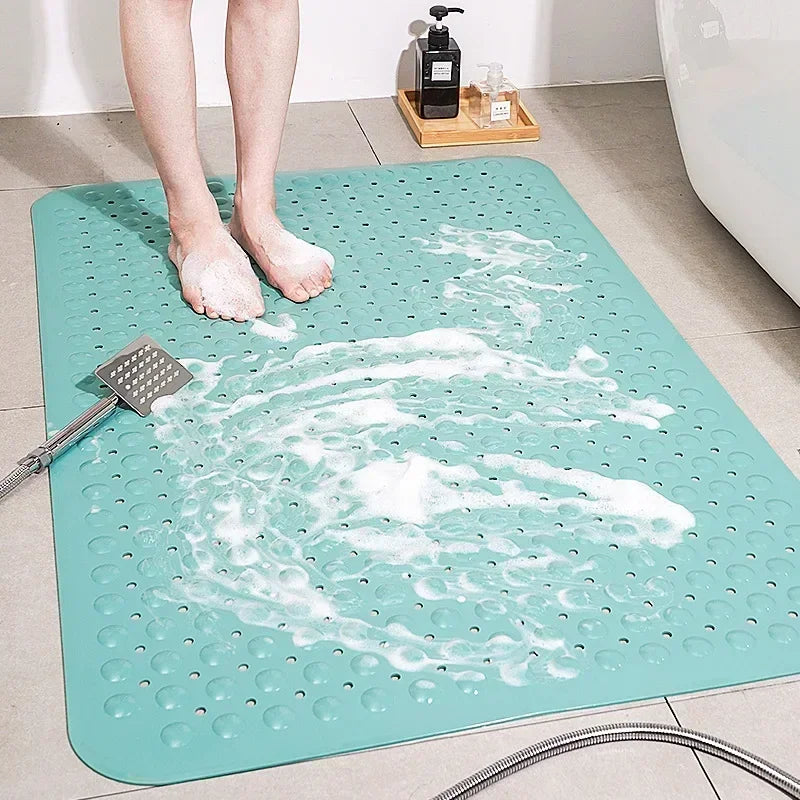 Healthy Non-toxic Large Bath Mat Safety Non-slip Suction Cup