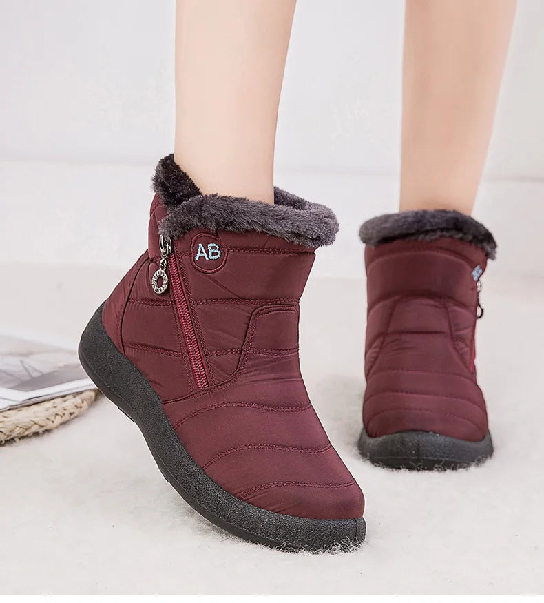 Women's Boots Women's Winter Boots Fur Winter Shoes For Women Ankle Bo