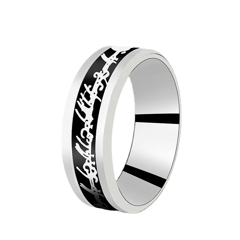 Punk Viking Dragon Black Tungsten Wedding Ring Set in USA