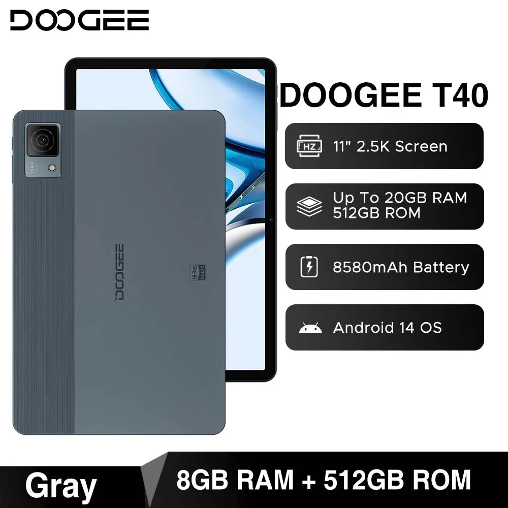 DOOGEE Tablet Android RAM Helio Face Unlock ultra-thin in USA.