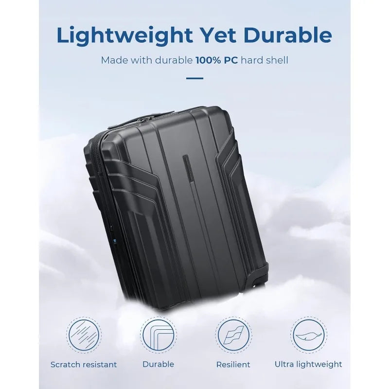 Expandable Carry Luggage Airline Approved Lightweight in USA