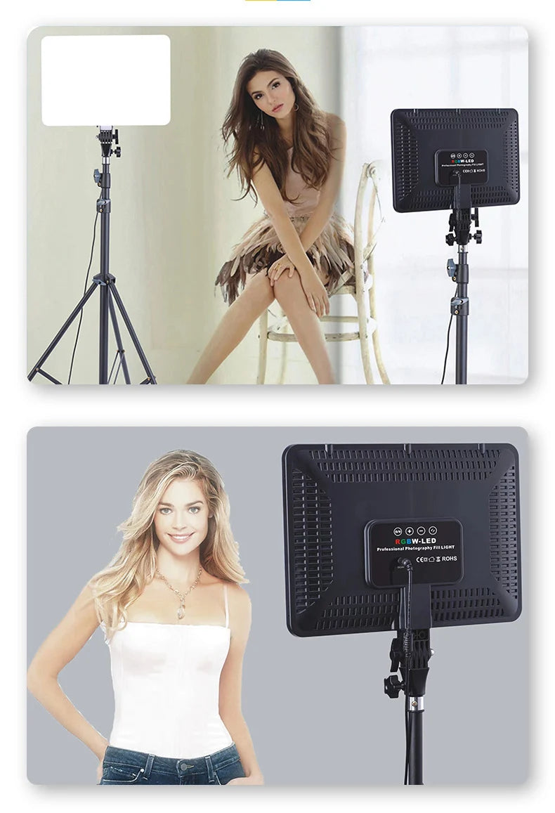 RGB LED Photography Video Light Panel Lighting Photo Studio in USA.