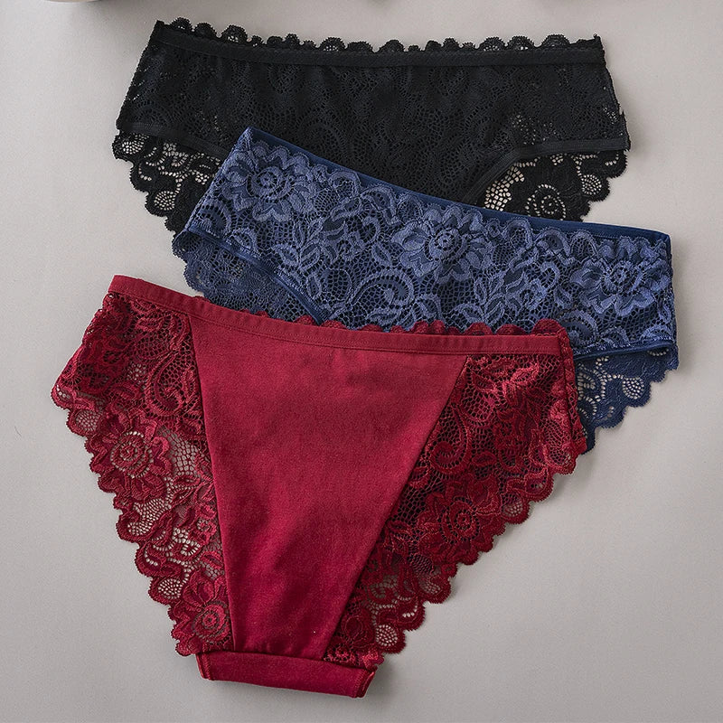 Women Briefs Sexy Hollow Lingerie Female Underwear Ladies in USA