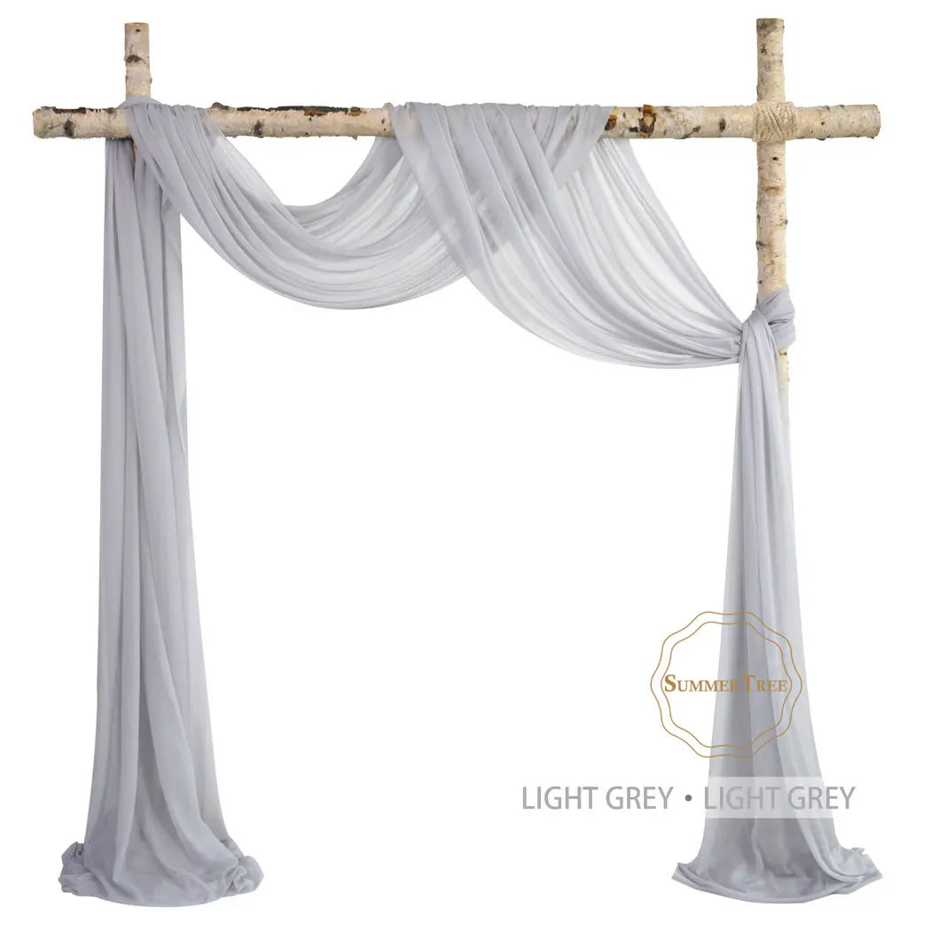 Meters Wedding Sheer Arch Decor Drapes Chiffon IN USA.