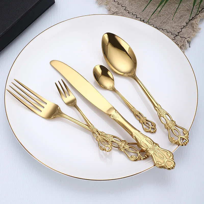 Stainless Steel Flatware Tableware Multi-Color Knife in USA.