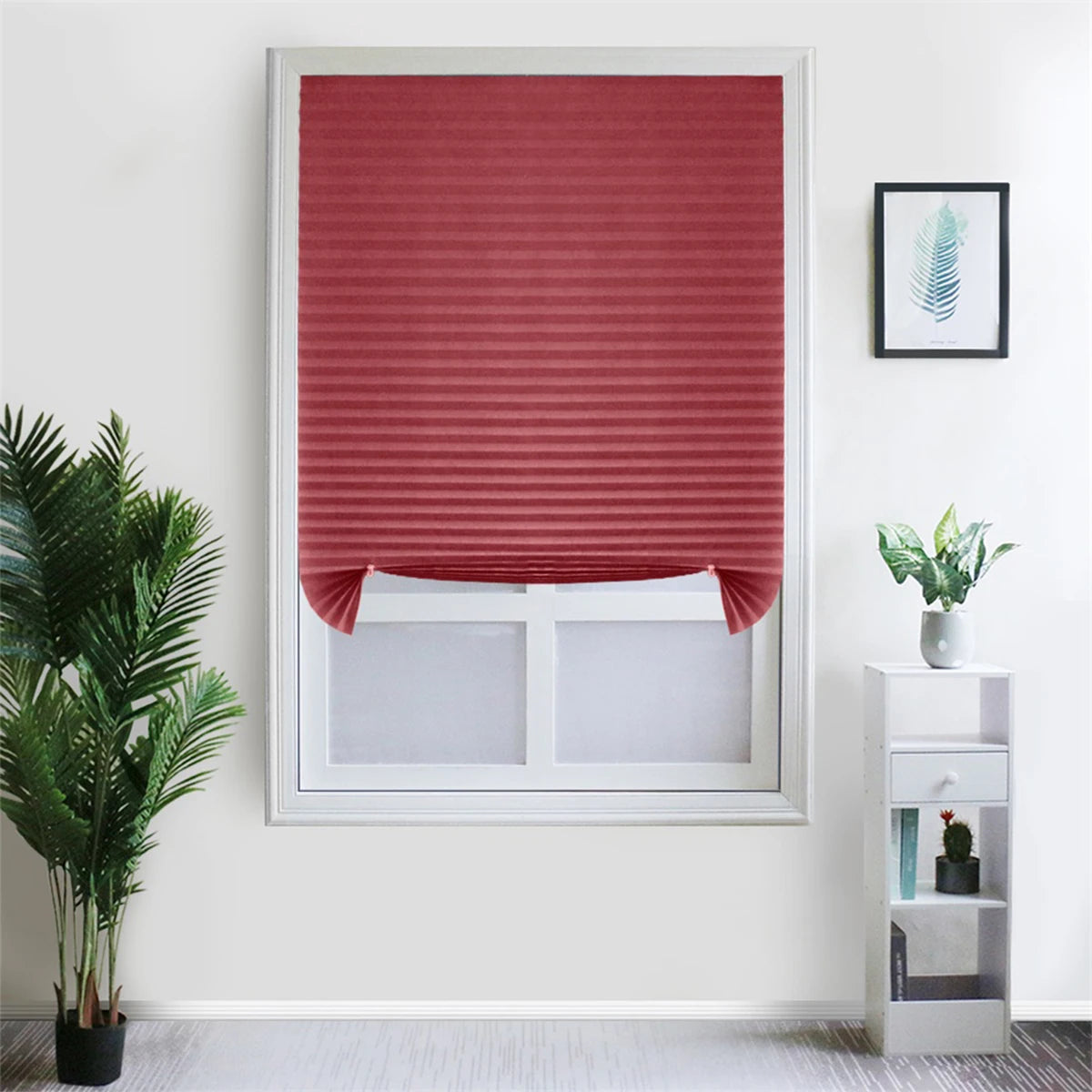 Window Blinds Pleated Fabric Shades Window Shades Cordless in USA