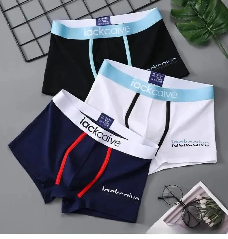 Men's Underwear Boxers Cotton Underpants Male Sexy Pantie in USA