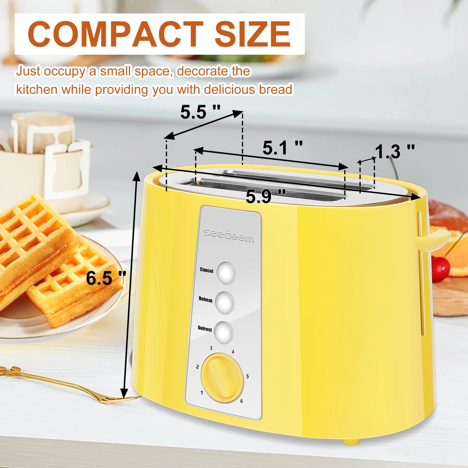 Toaster Slice,Shade Settings, Basic Function,Extra IN USA.