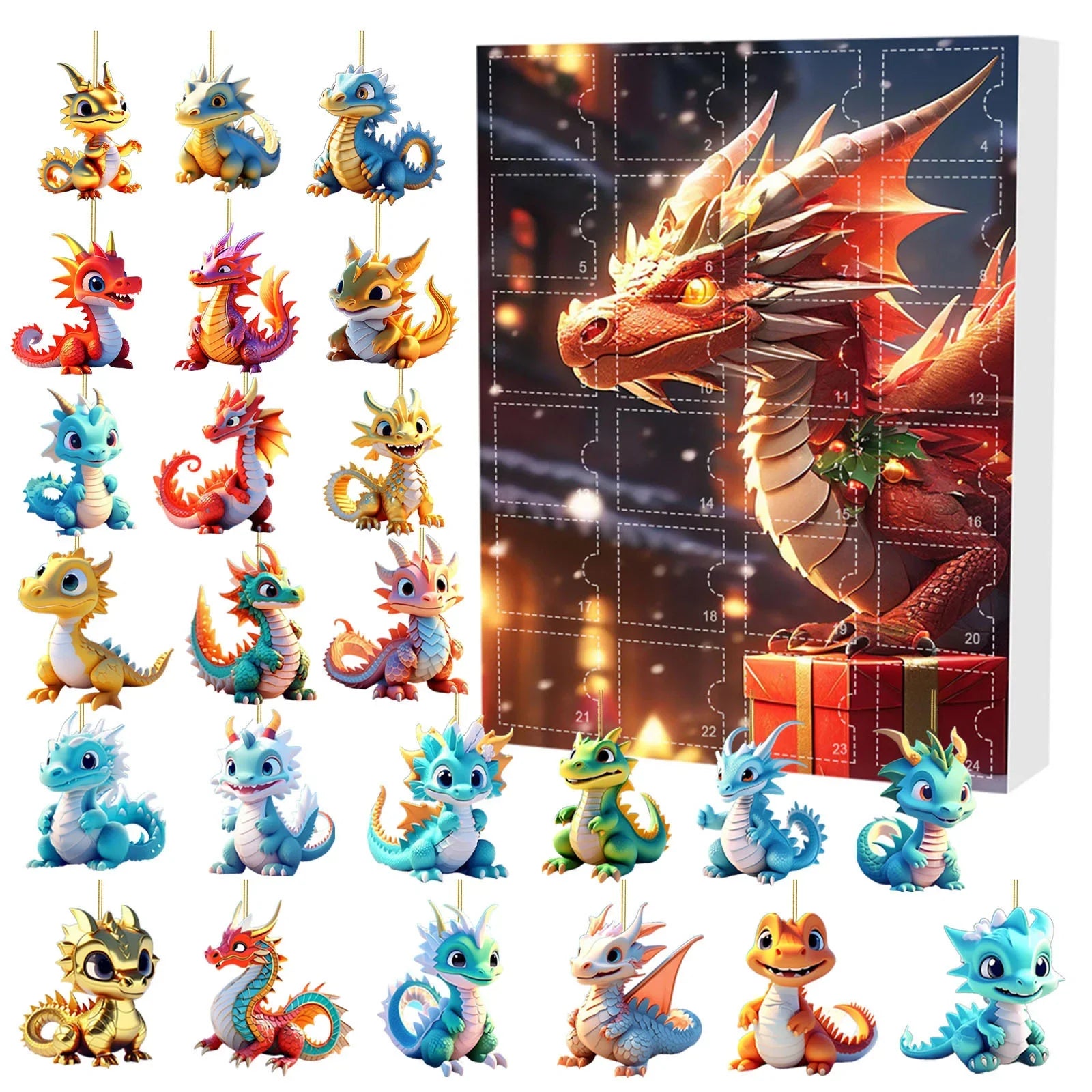 Christmas Countdown Calendar Featuring 24 Surprise Gifts Including Ado