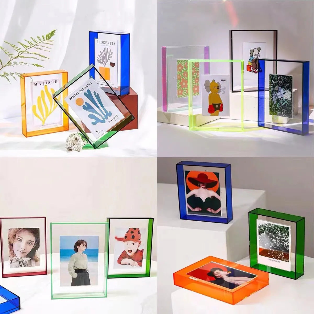 New Acrylic Transparent Photo Frame Integrated Oil Painting Picture Fr