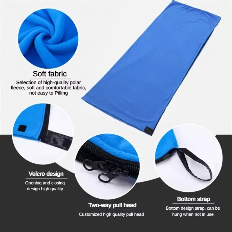 Portable Ultra-light Polar Fleece Sleeping Bag Outdoor in USA