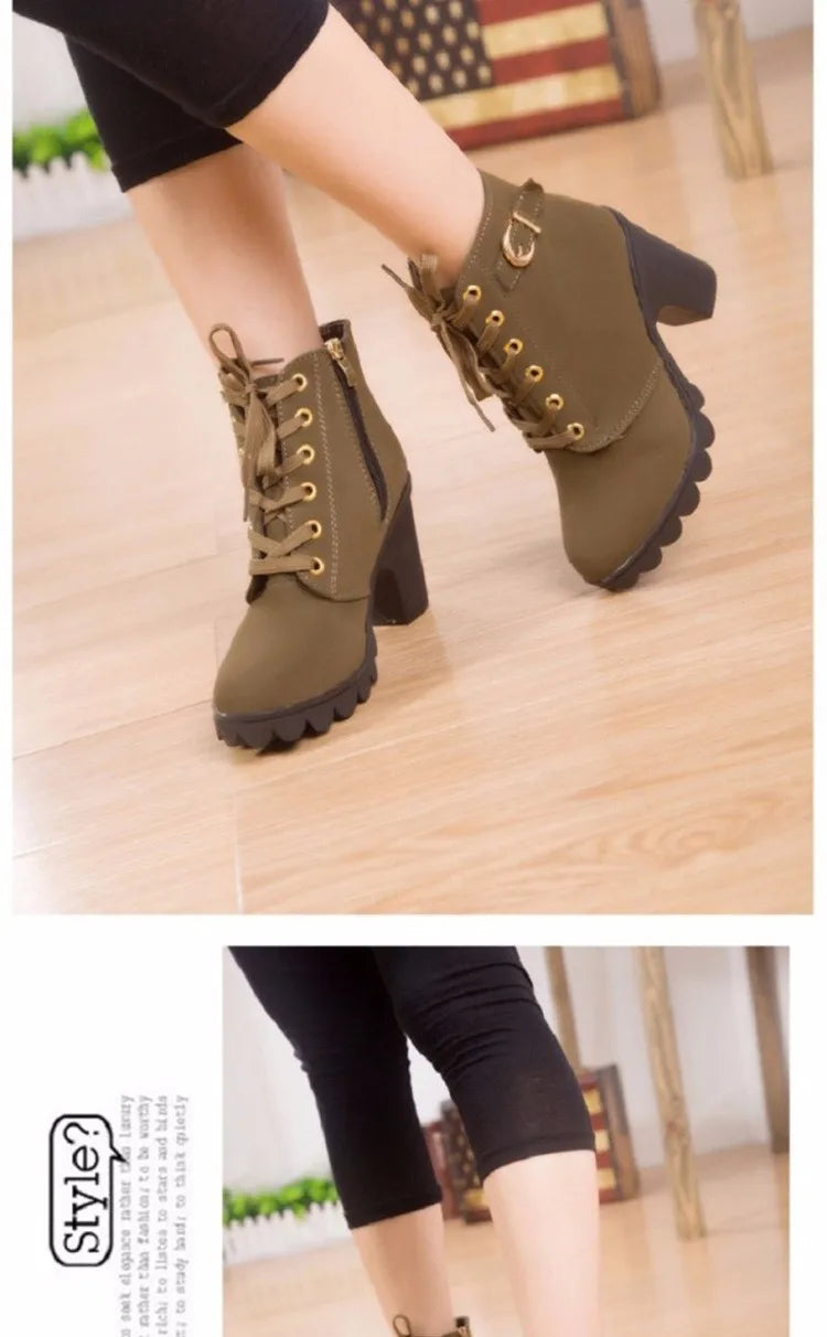 New Spring Winter Women Pumps Boots High Quality in USA