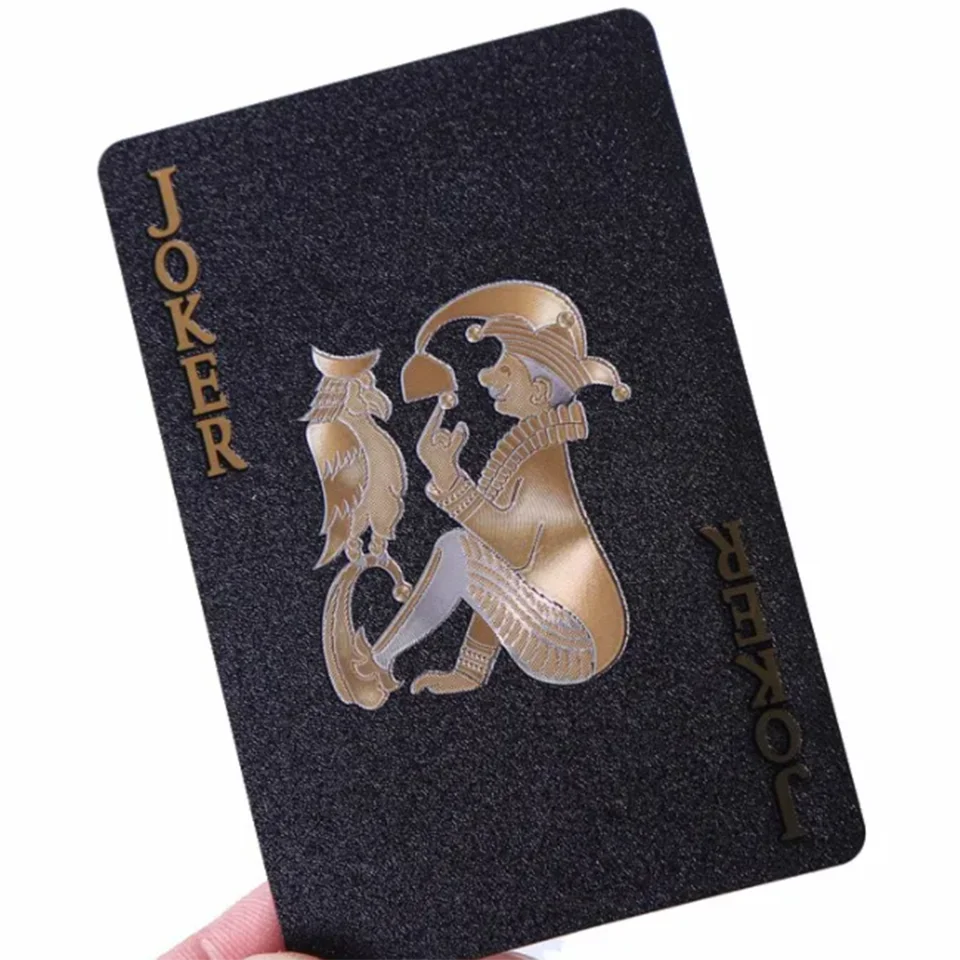 Color Rose Black Gold Playing Card Game Card Group in USA