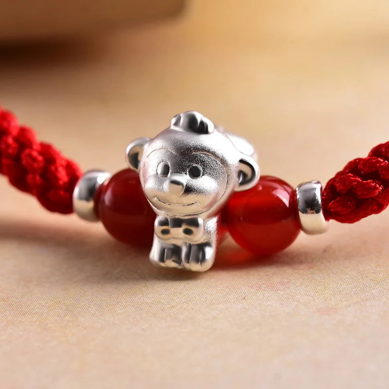 Sterling Silver Red Rope for Women and Men Korean Version in USA.