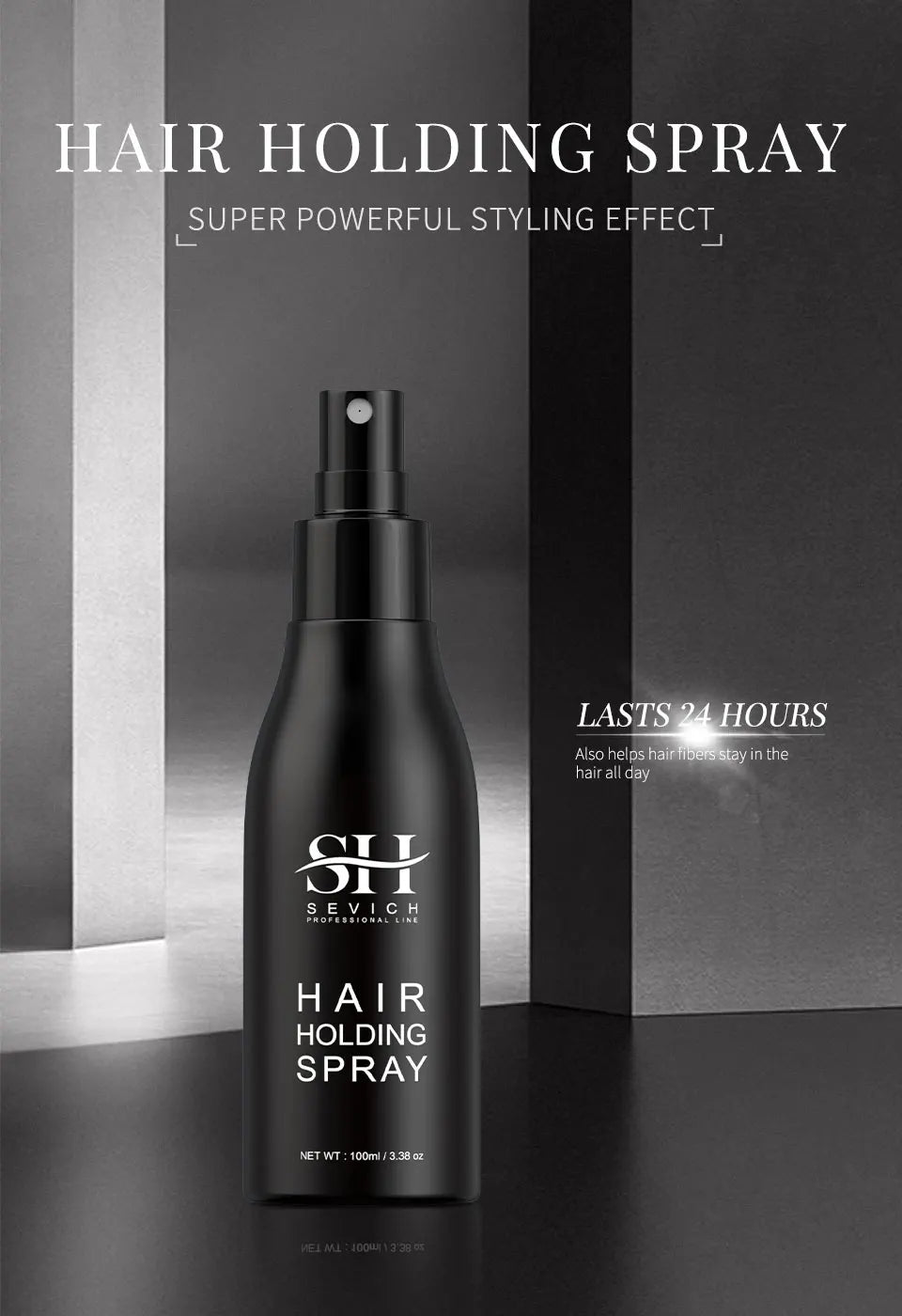 Hair Fiber Powder+Hair Styling Spray+Nozzle Applicator in USA