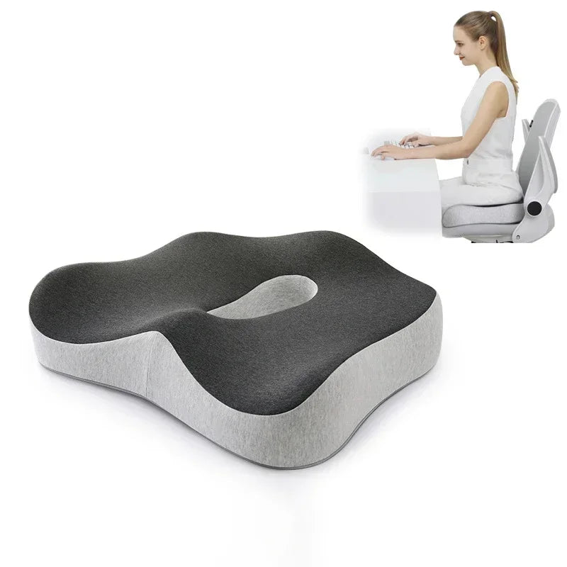 Memory Foam Office Chair Cushion Car Seat Support Waist