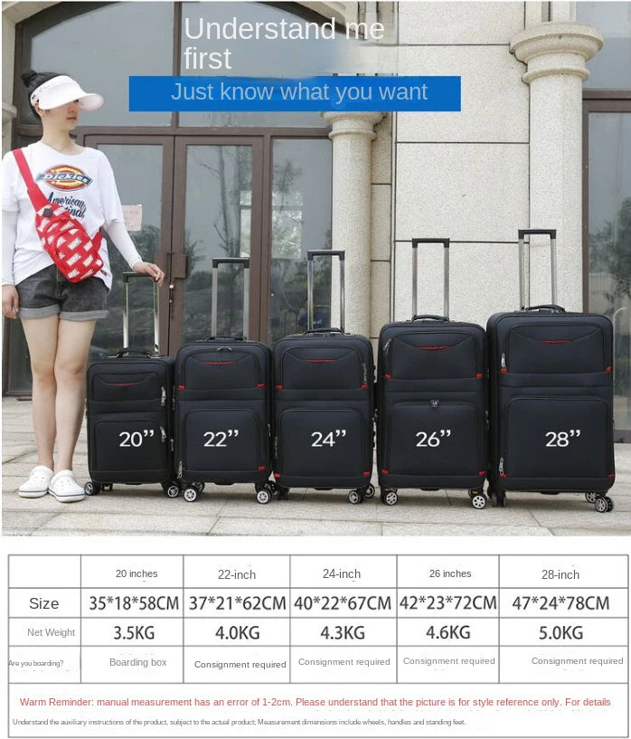 Large capacity Travel Suitcase Trolley Bag in USA