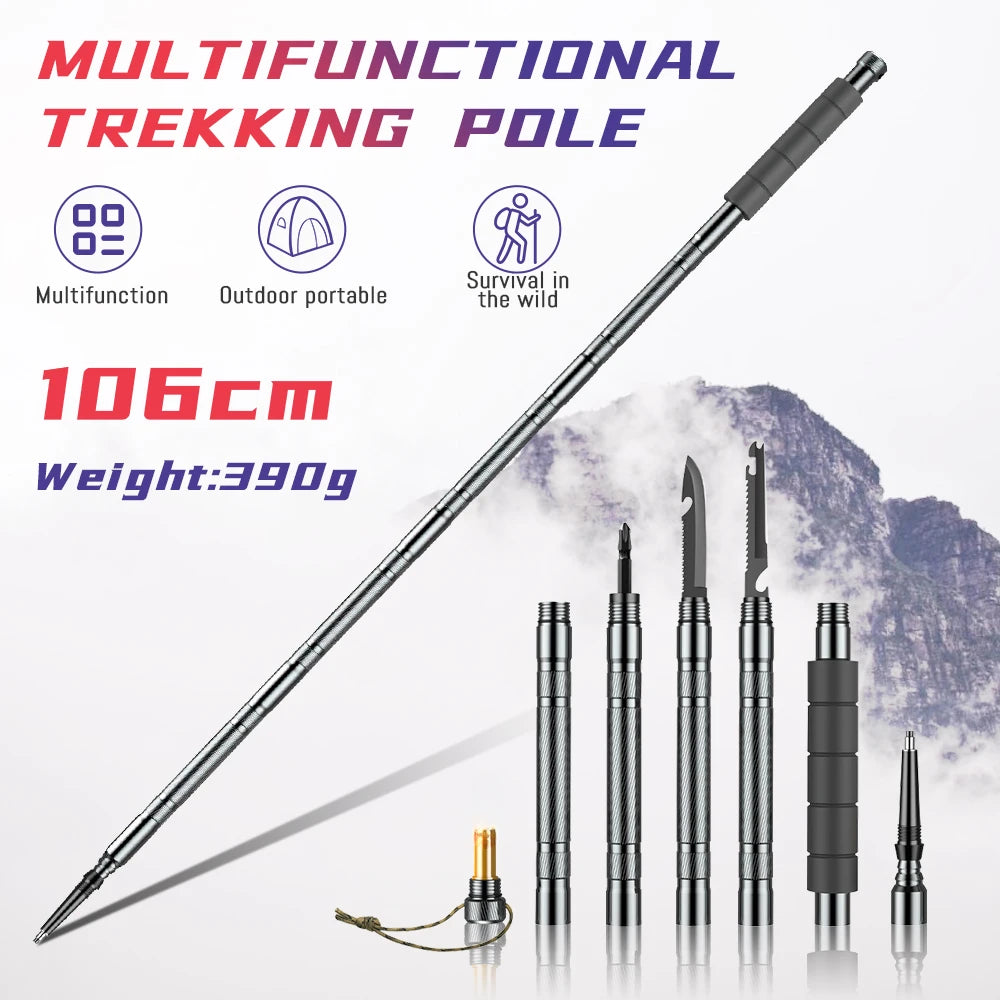 Collapsible Telescopic Sticks Lightweight Walking Hiking in USA