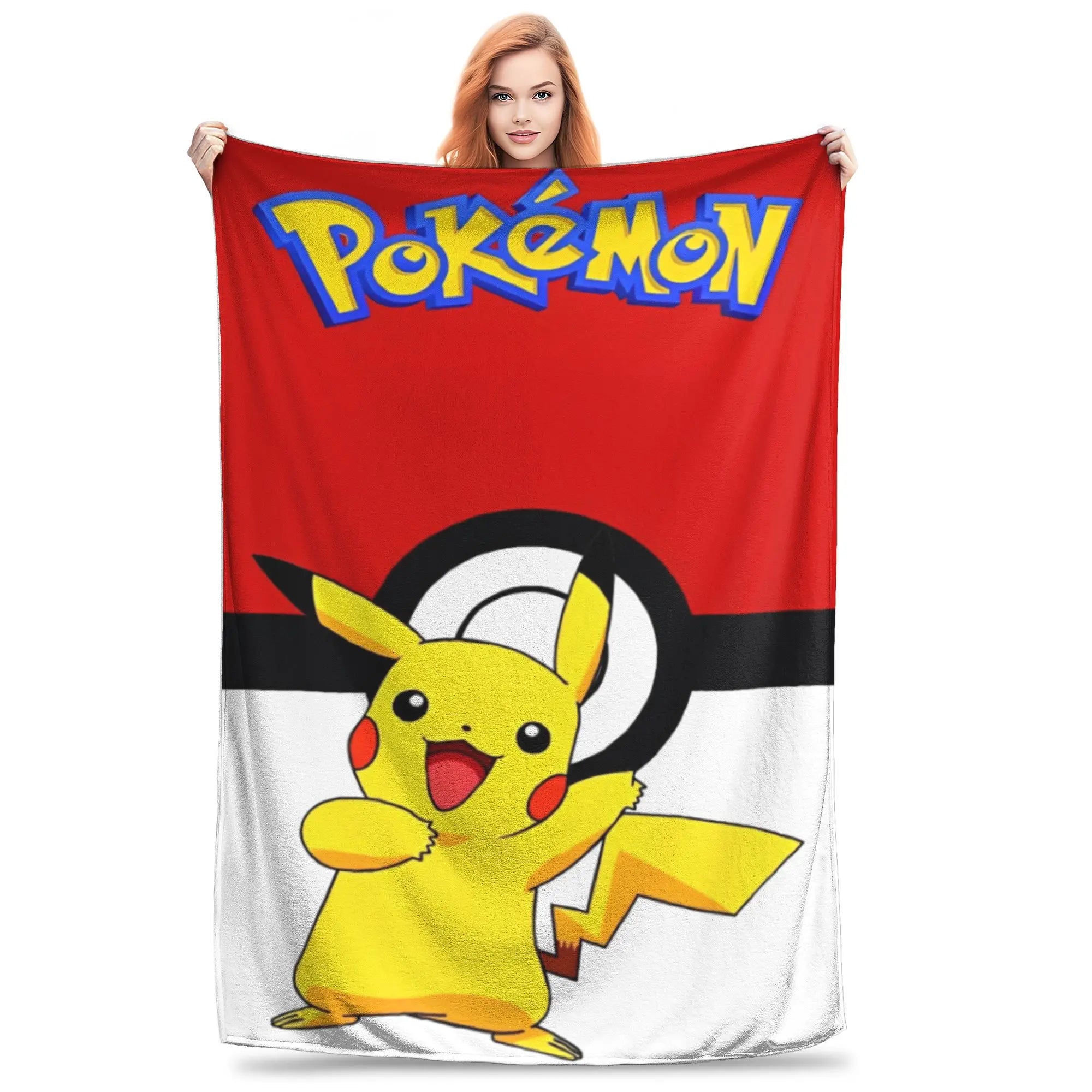 Pokemon Characters Pikachu Blanket Multiple Sizes in USA.