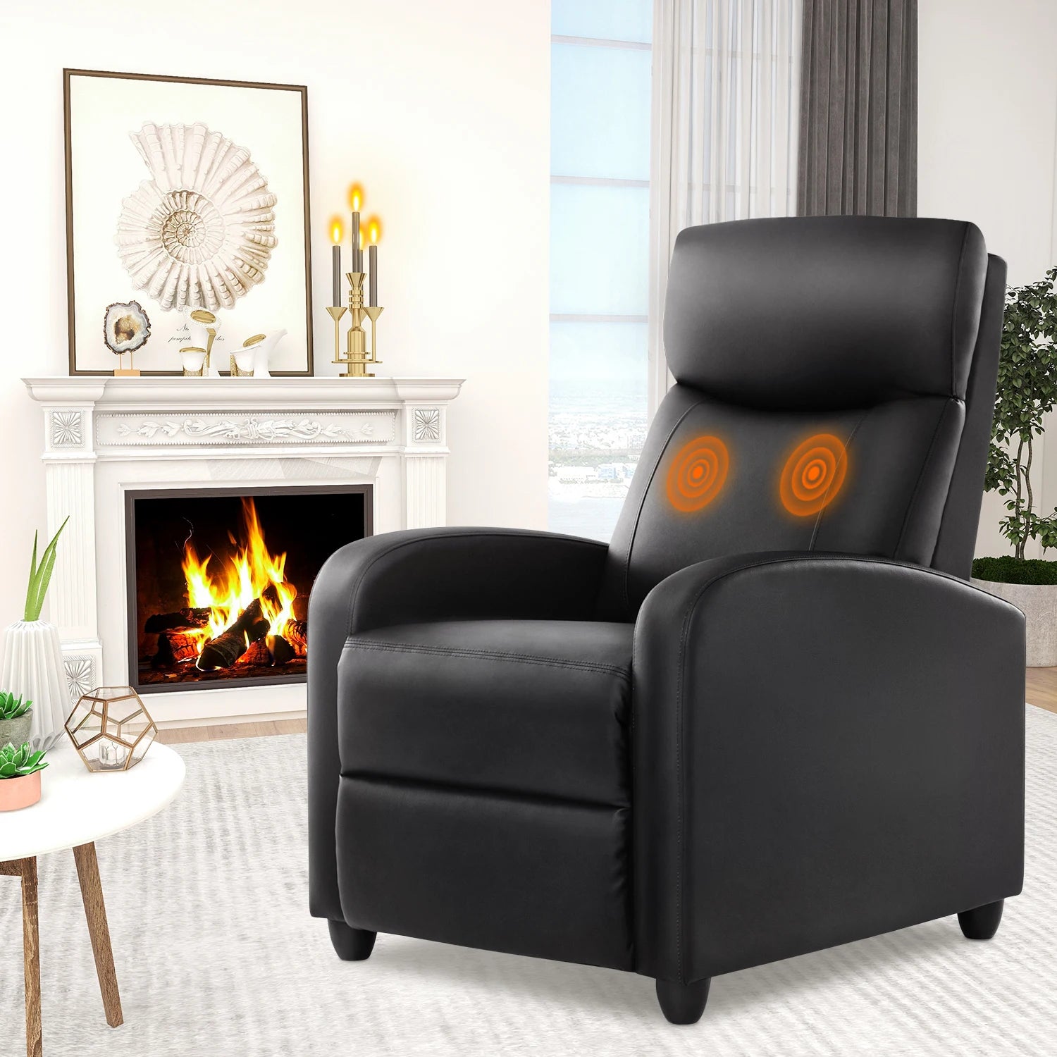 JHK Recliner Chair Massage Reclining Adults Comfortable in USA.